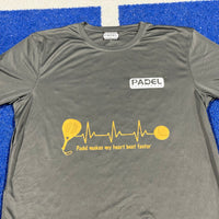 Padelové tričko "Special" Heartbeat | Sportovní oblečení Padel S-XXL