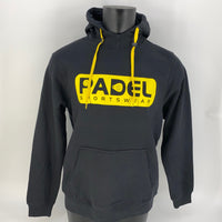 Padel Hoodie [Black/Yellow] "Padel Sportswear"
