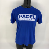 Padel Sport shirt [blauw] ademend heren "Padel Sportswear"