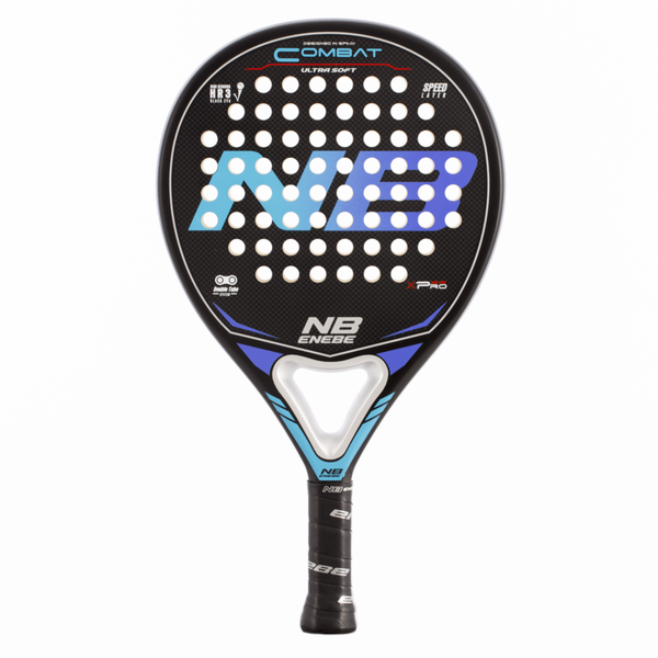 NB Enebe Combat Ultrasoft 2021 (zwart / blauw) Padel Racket