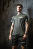 Padel T-Shirt 2023 Padel Sportswear atmungsaktiv Grau