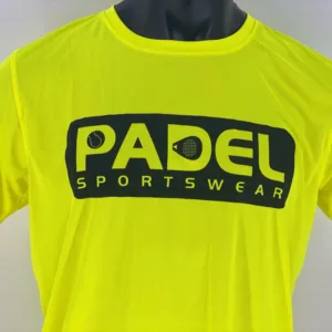 Padel Sport shirt [geel] ademend heren Padel Sportswear, foto 2