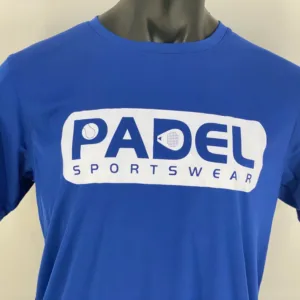 Padel Sport shirt [blauw] ademend heren “Padel Sportswear”, foto 2