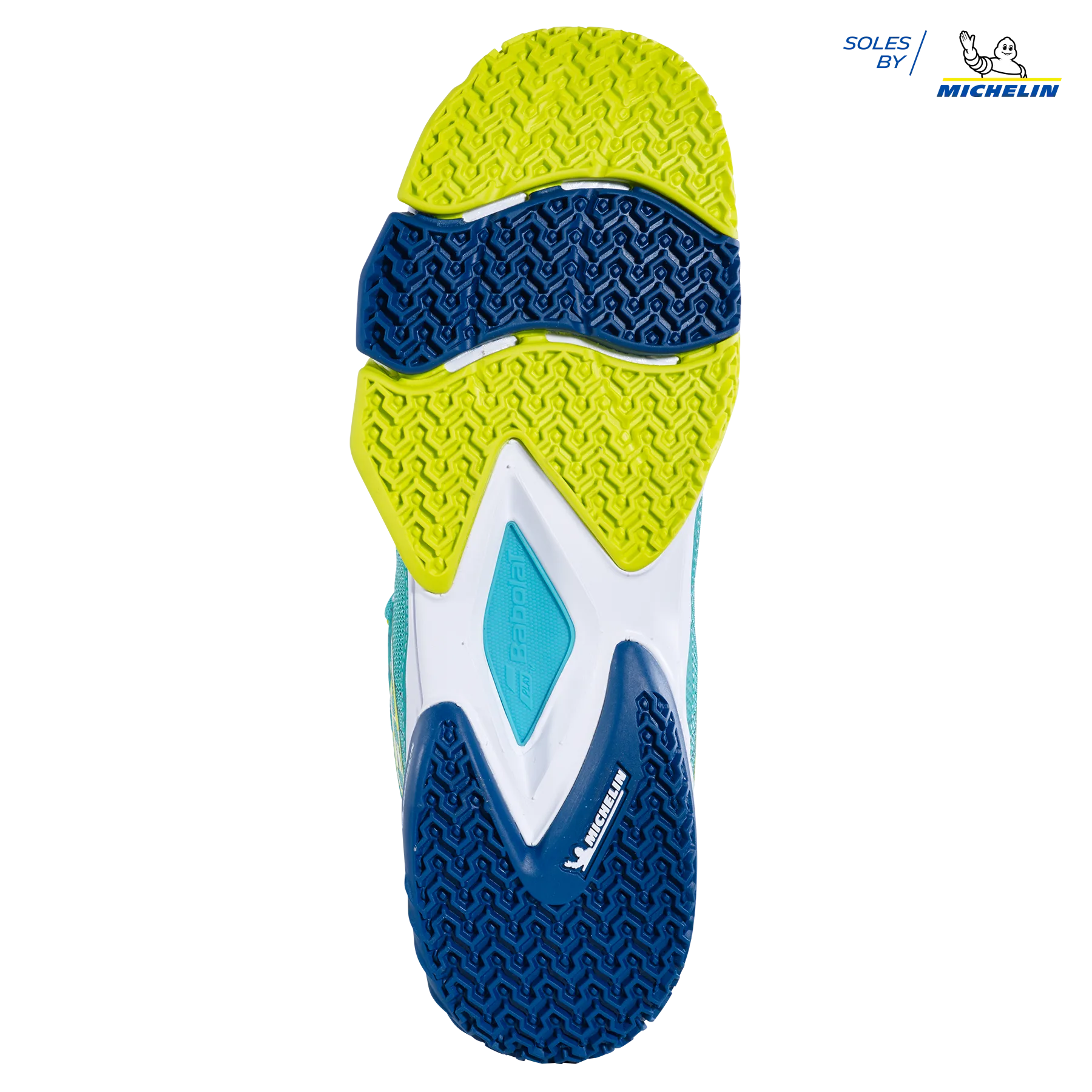 30S21752-JET_PREMURA_M-8004-3-sole Babolat Jet Premura Padel schoen Geel/Groen, foto 3