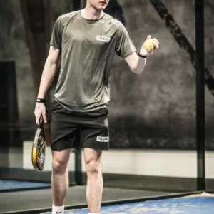 Padel t-shirt 2023 Padel Sportswear ademend Grijs, foto 5