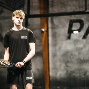 Padel t-shirt 2023 Padel Sportswear ademend Zwart, foto 5