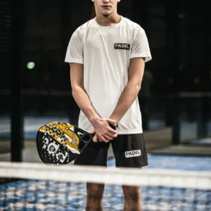 Padel t-shirt 2023 Padel Sportswear ademend Wit, foto 4