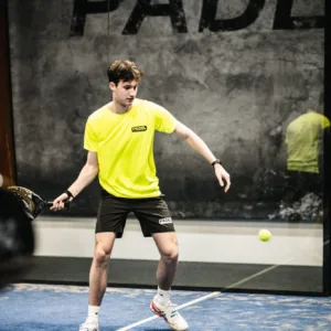 Padel t-shirt 2023 Padel Sportswear ademend Geel, foto 5