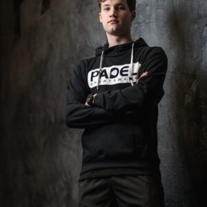 Padel Hoodie [zwart / wit] Padel Sportswear