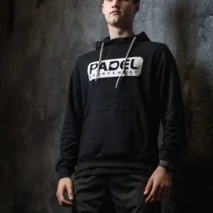 Padel Hoodie [zwart / wit] Padel Sportswear, foto 3