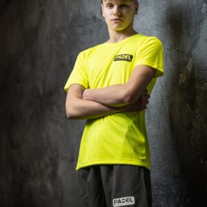 Padel t-shirt 2023 Padel Sportswear ademend Geel