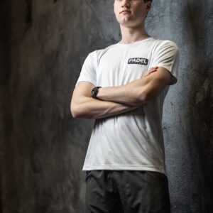 Padel t-shirt 2023 Padel Sportswear ademend Wit