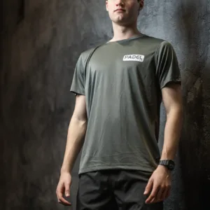 Padel t-shirt 2023 Padel Sportswear ademend Grijs, foto 2