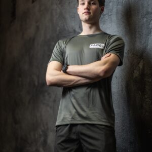 Padel t-shirt 2023 Padel Sportswear ademend Grijs