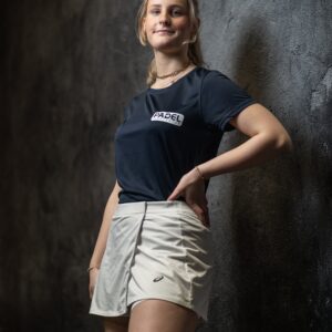 Padel t-shirt dames 2023 Padel Sportswear ademend Navy Bliue