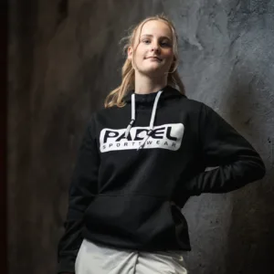 Padel Hoodie [zwart / wit] Padel Sportswear, foto 2