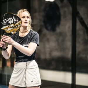 Padel t-shirt dames 2023 Padel Sportswear ademend Navy Blue, foto 4
