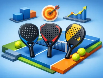 Gids voor padel racketvormen voor elk niveau