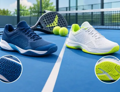 Padel tennisschoenen verschil helder uitgelegd