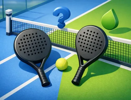 Ronde of druppelvorm padelracket kiezen?